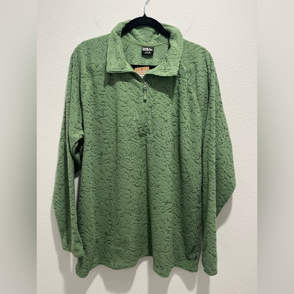 NWT - Bauer Olive Textured Women's Pullover Jacket